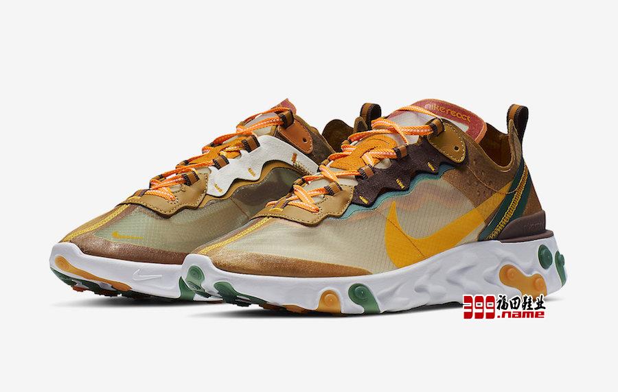 全新配色，Nike React Element 87 “Orange Peel” 即将上架发售