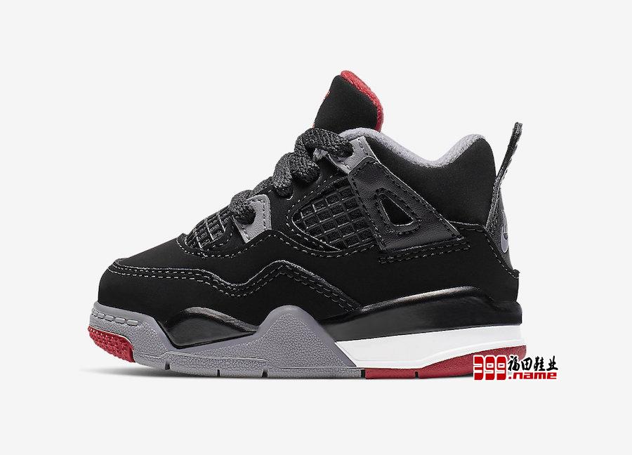 Air Jordan 4 “Bred” 将释出婴童尺码