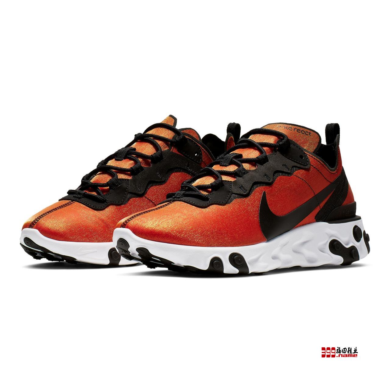 NIKE REACT ELEMENT 55 发布夏季配色及 NIKE BY YOU 专属定制上脚图欣赏