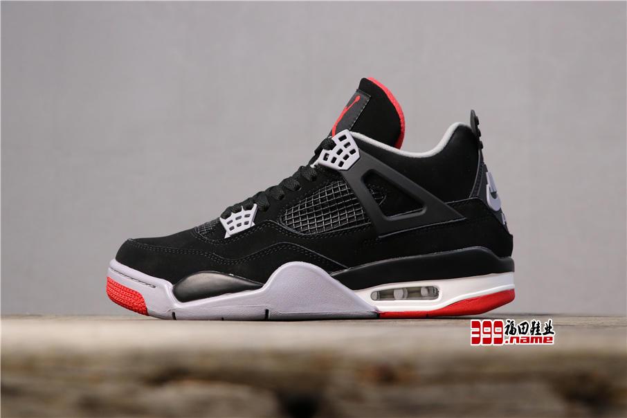 Air Jordan 4 “BRED” 黑红元年货号：308497-060