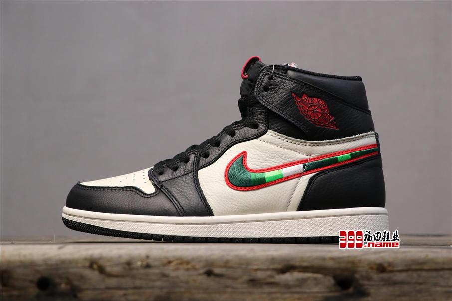 乔1 Air Jordan 1 “Sports Illustrated”天生巨星绿格勾货号：555088-015