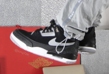 Air Jordan 3 Tinker “Black Cement” 实物细节近览