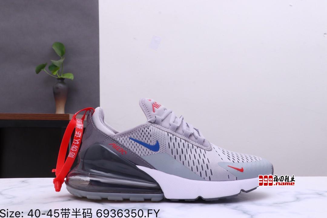 耐克 Nike Air Max 270系列后跟半掌气垫慢跑鞋货号:CD7338-001