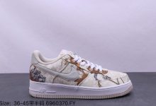 Nike Air Force 1 LOW “Realtree” 落叶迷彩 纯3D不规则打印材料货号：AO2441-100