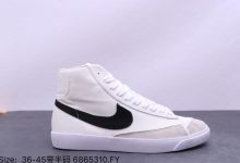 耐克 Nike Blazer Mid '77 Vintage 全新开发楦型纸板 经典开拓者高帮帆布百搭休闲运动板鞋货号：CD8238-001-100