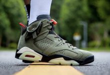 Travis Scott x Air Jordan 6 上脚图实拍图欣赏