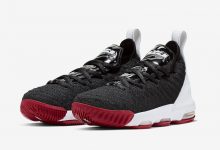 Nike LeBron 16 GS“Bred”货号：AQ2465-016