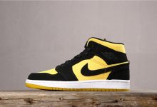 乔丹1代中帮系列 Air Jordan 1 Mid 大黄蜂 货号：CD6759-007