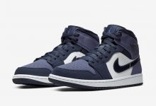 Air Jordan 1 Mid沙紫色鞋面+漆皮货号：554724-445