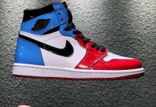 Air Jordan 1 “Fearless”  ‎高‎帮红蓝‎漆皮货号：CK5666-100