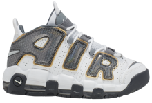 Nike Air More Uptempo GS 蛇纹图案皮蓬货号：CQ4583-100