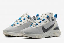 Nike React Element 55 “Light Bone” 灰色和灰白色的混合