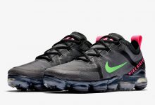 Nike Vapormax 2019 骚粉+亮绿配色即将发售货号： CQ4610-001