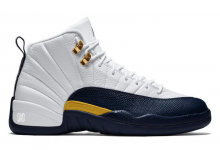 Air Jordan 12“Michigan Home” 货号：130690-147  发售日期：2019年秋季