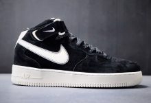 原装头层麂皮 耐克 Nike Air Force 1 Mid ’07 原装3M反光 空军一号 货号:AA1118-009