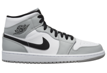 Air Jordan 1 Mid “Light Smoke Grey” 货号：554724-092  发售价格：$ 110 USD