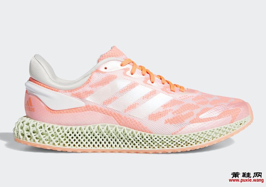 adidas 4D Run Signal Coral FW6838发售日期