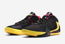 Nike Zoom Freak 1 Soul Glo 字母哥 黑色/黑色-红色Orbit-Opti黄色 货号：BQ5422-003