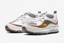 这款Nike Air Max 98拥有橙色细节 货号：CD0132-002