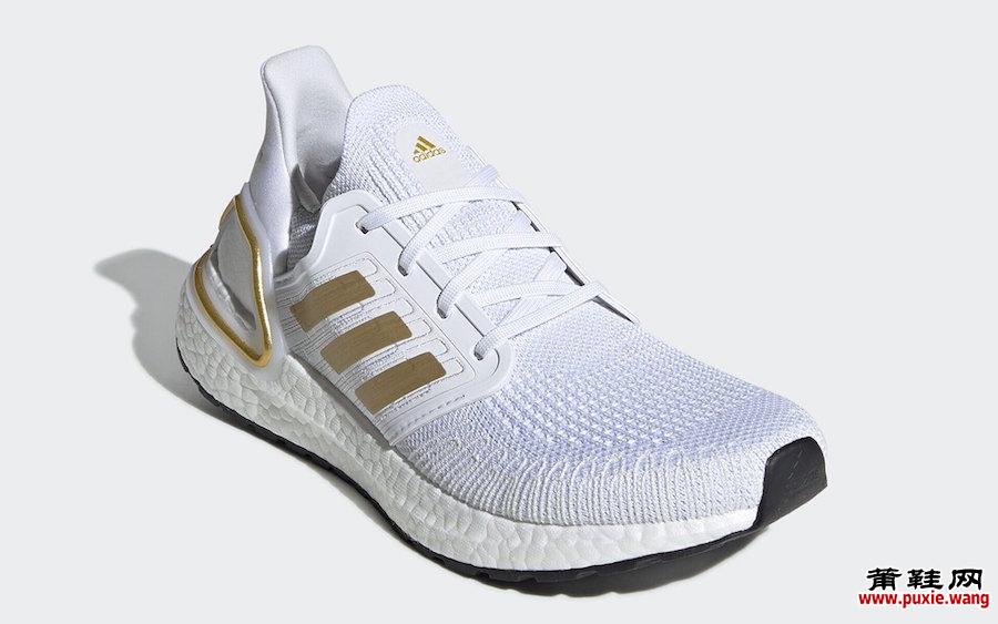 adidas Ultra Boost 2020 White Gold EG0727发售日期