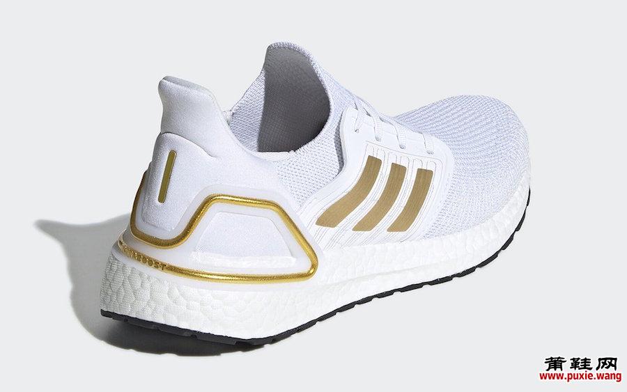 adidas Ultra Boost 2020 White Gold EG0727发售日期