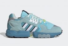 这款adidas ZX Torsion彩用浅绿色色调，高雅又抢眼 货号：EG7964