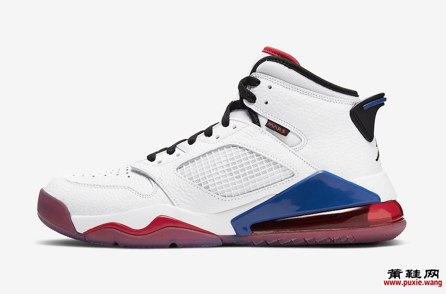 Jordan Mars 270 White Red Blue CD7070-104发行日期信息