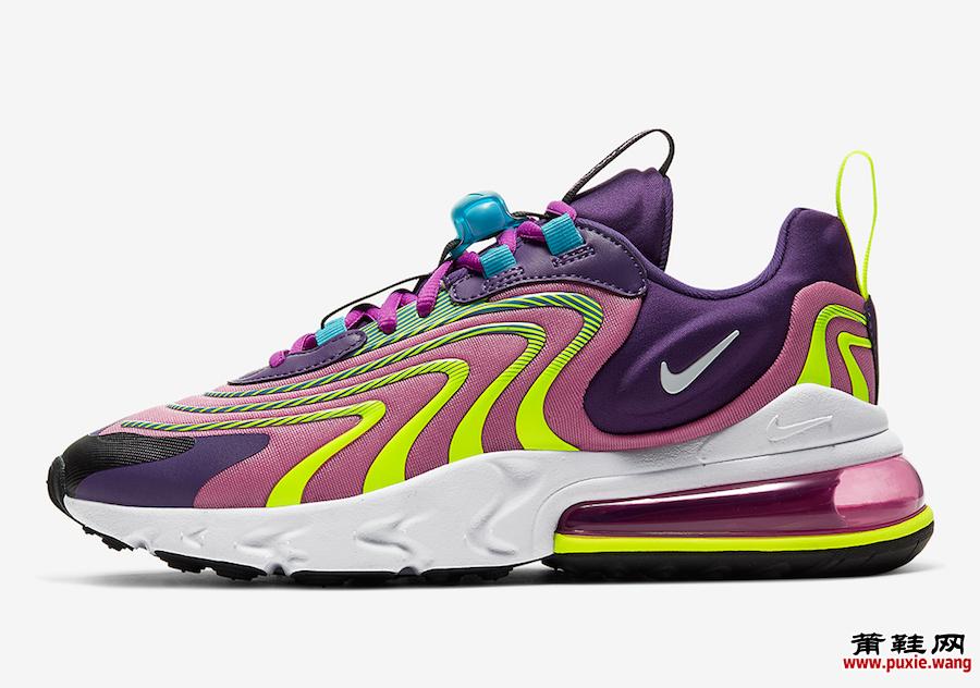 Nike Air Max 270 React ENG Eggplant Magic Flamingo CK2595-500发售日期