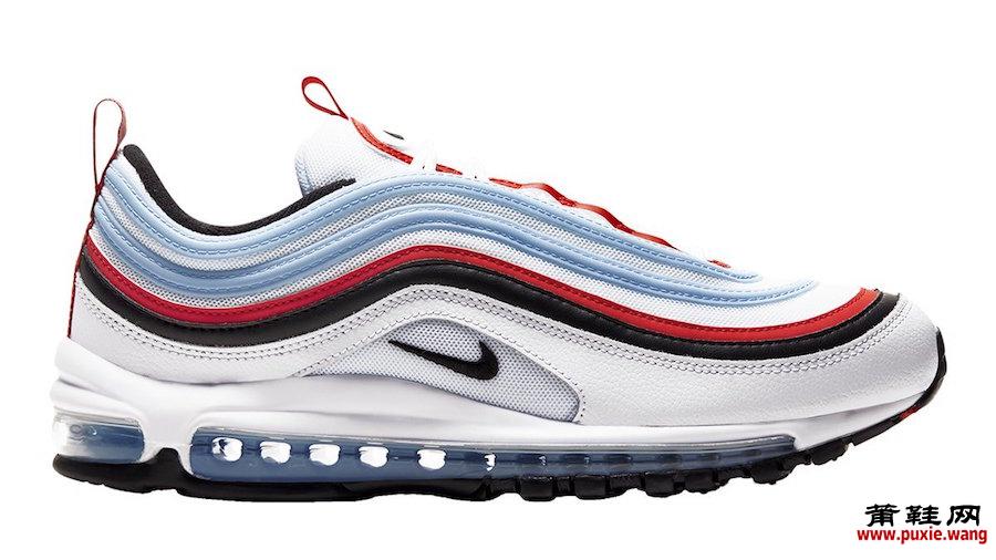 Nike Air Max 97浅蓝色红色黑色CW6986-100发售日期