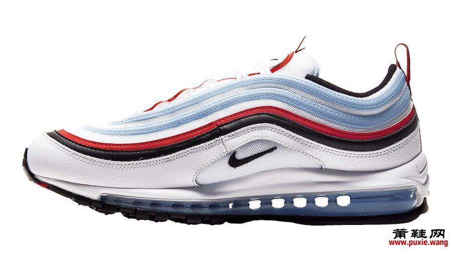 Nike Air Max 97浅蓝色红色黑色CW6986-100发售日期