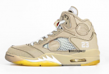 传闻Off-White x Air Jordan 5'Cream'即将发售 货号：CT8480-100