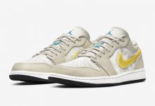 Air Jordan 1 Low``Light Orewood Brown''配以热带气息 货号：CK3022-107