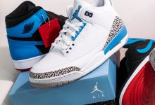 即将面世的Air Jordan 3 UNC 货号：CT8532-104