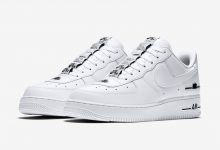 带有双AIR标志的空军一号低帮板鞋Nike Force 1 Low 释出 货号：CJ1379-100