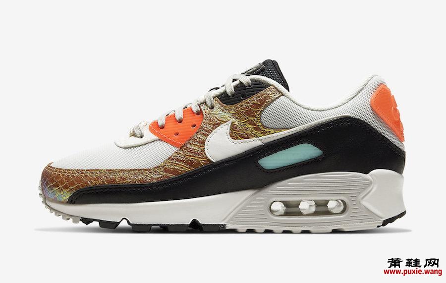 Nike Air Max 90 Gold Snakeskin CW2656-001发售日期