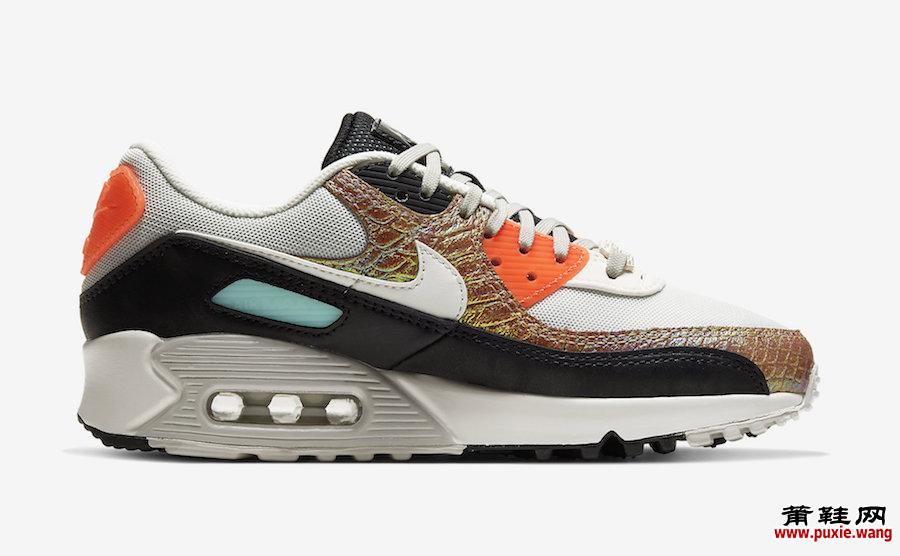 Nike Air Max 90 Gold Snakeskin CW2656-001发售日期