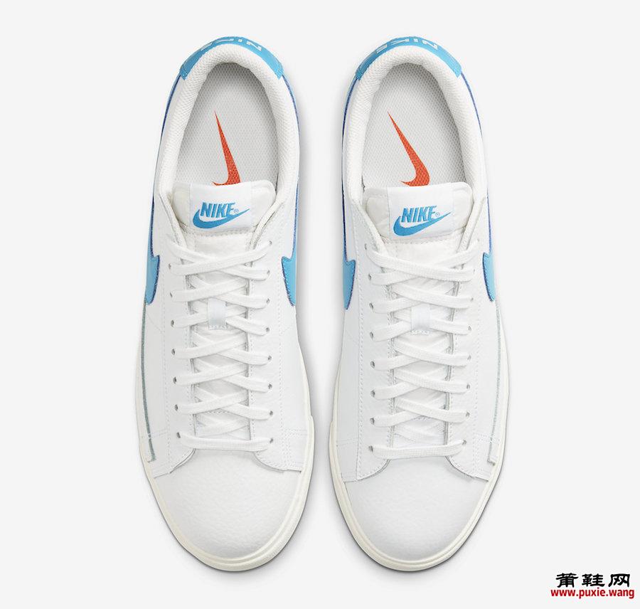 Nike Blazer Low Leather Laser Blue CI6377-104发售日期信息