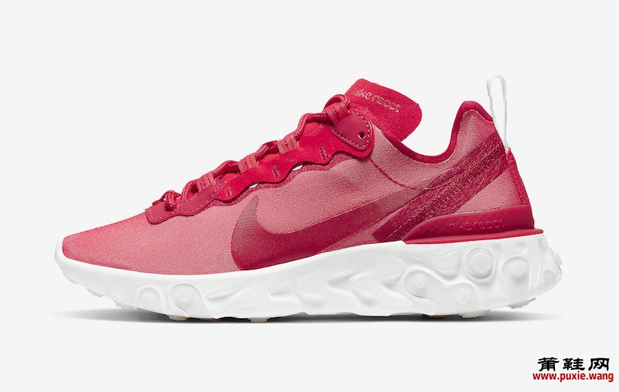 Nike React Element 55 Red White CV2206-661发售日期