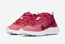 Nike React Element 55发售红色和白色 货号：CV2206-661