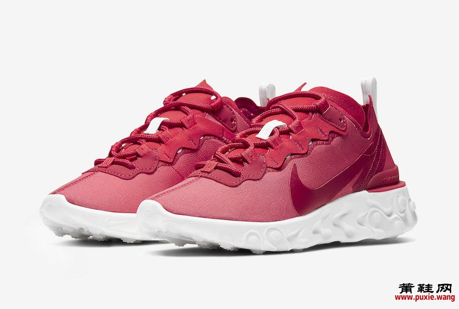 Nike React Element 55 Red White CV2206-661发售日期