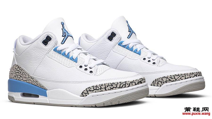 UNC Air Jordan 3 CT8532-104发售日期