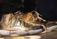 Air Jordan 11 OVO'Metallic Gold'样品的详细介绍