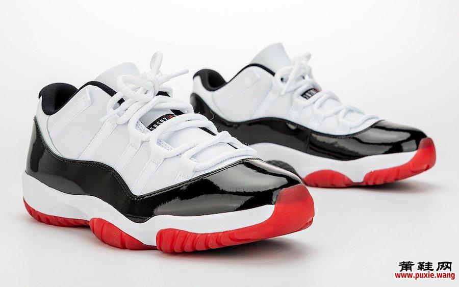 Air Jordan 11 Low White University Red Black True Red AV2187-160 2020发售日期