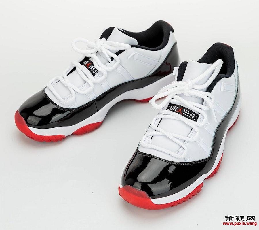 Air Jordan 11 Low White University Red Black True Red AV2187-160 2020发售日期