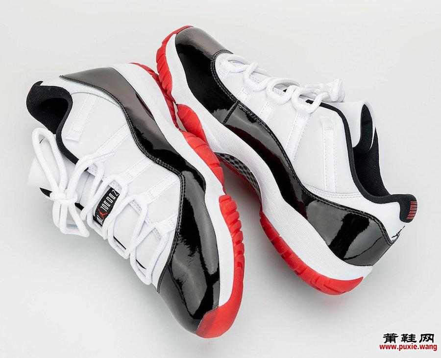 Air Jordan 11 Low White University Red Black True Red AV2187-160 2020发售日期