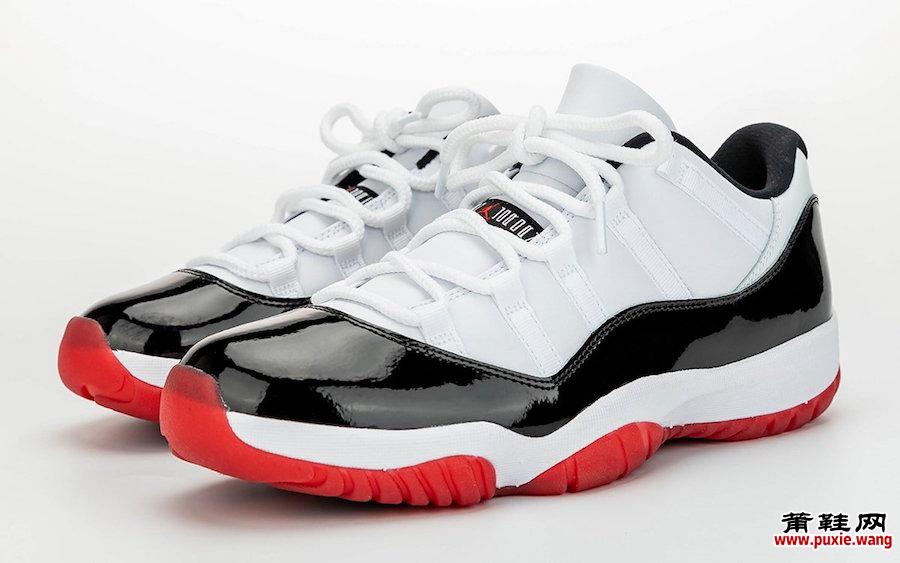 Air Jordan 11 Low White University Red Black True Red AV2187-160 2020发售日期