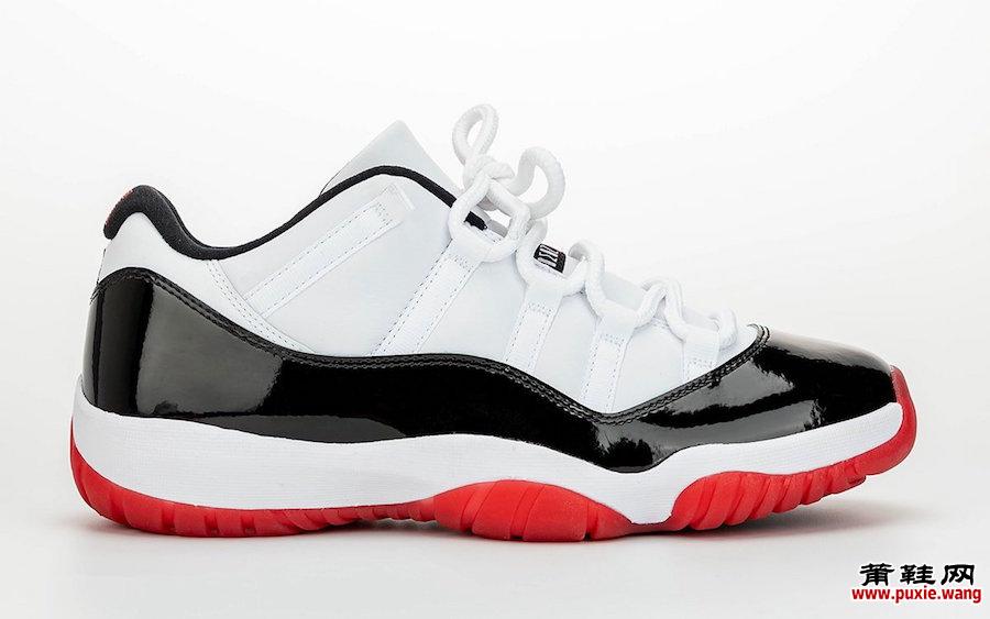 Air Jordan 11 Low White University Red Black True Red AV2187-160 2020发售日期