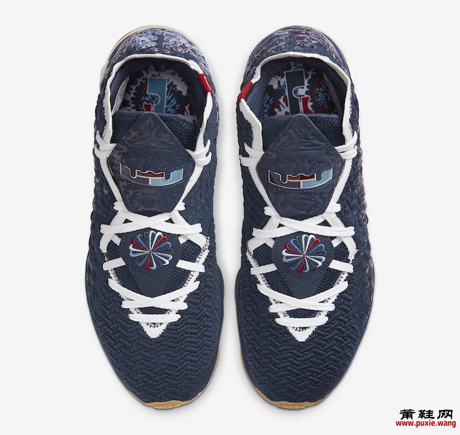 Nike LeBron 17 College Navy Gum CD5056-400发售日期