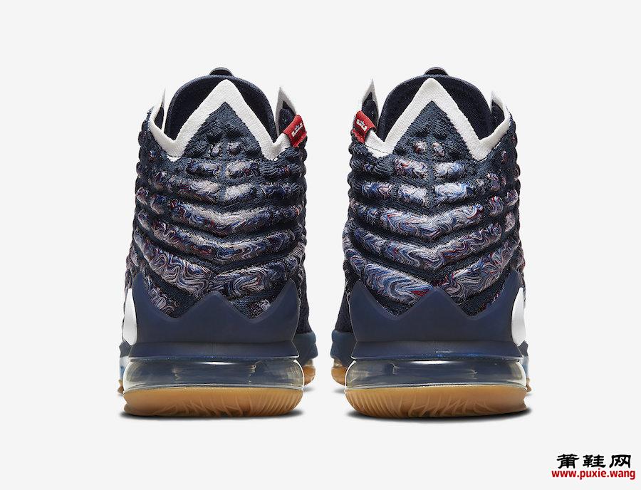 Nike LeBron 17 College Navy Gum CD5056-400发售日期