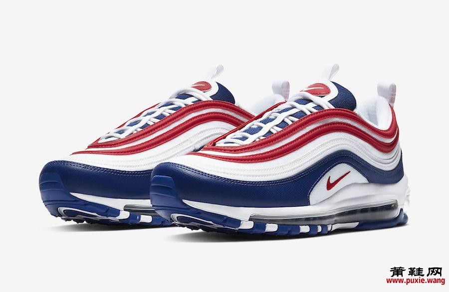 Nike Air Max 97 USA White Navy Red CW5584-100发售日期